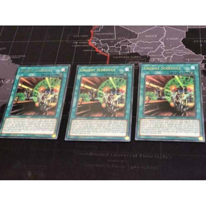 Urgent Schedule - Ultra Rare - Playset (3x) - YuGiOh! Kaart